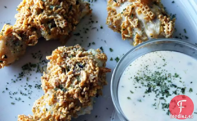 Crujientes Alitas de Pollo Ranch