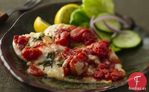Filetes de Albahaca de Tomate y Tilapia