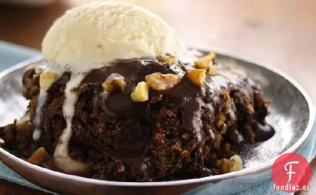 Pastel de Lava de Doble Chocolate (Harina de Trigo Integral Blanca)