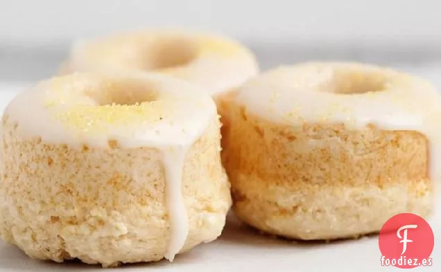 Donas de Limón al Horno con Glaseado de Limón