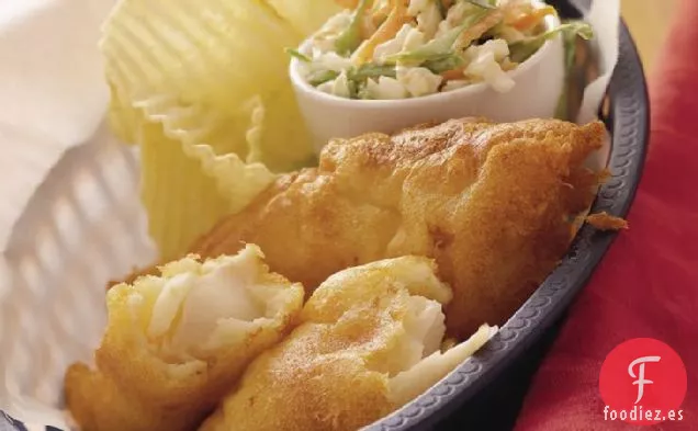 Pescado Rebozado con Cerveza