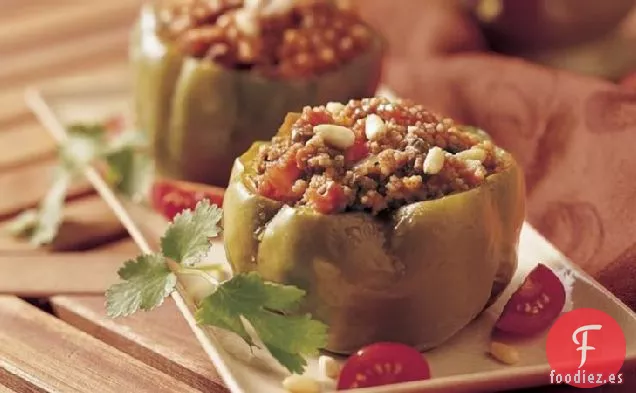 Pimientos Rellenos de Cuscús de Cocción Lenta