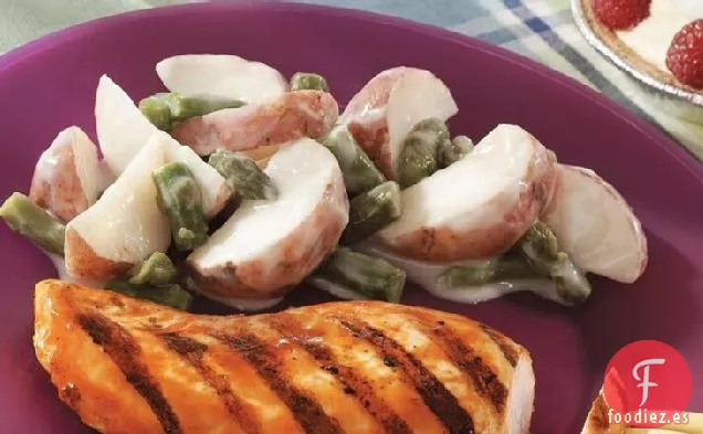 Patatas Cremosas y Espárragos