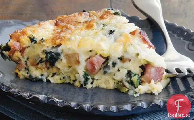 Quiche Picante de Jamón y Verduras