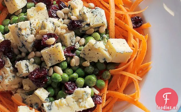 Zanahorias, Guisantes Y Queso Azul