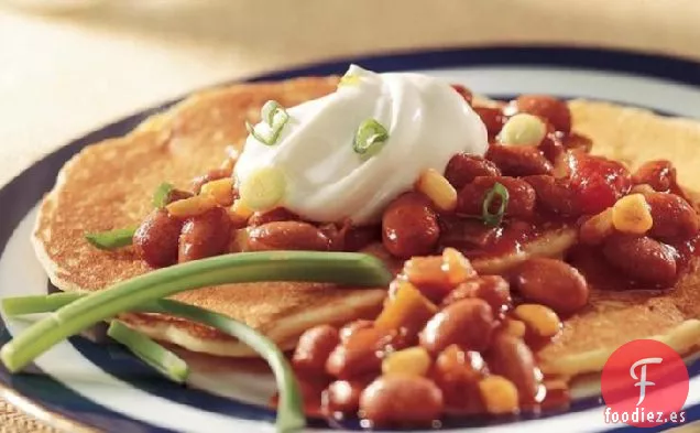 Tortitas de Harina de Maíz con cobertura de Chile