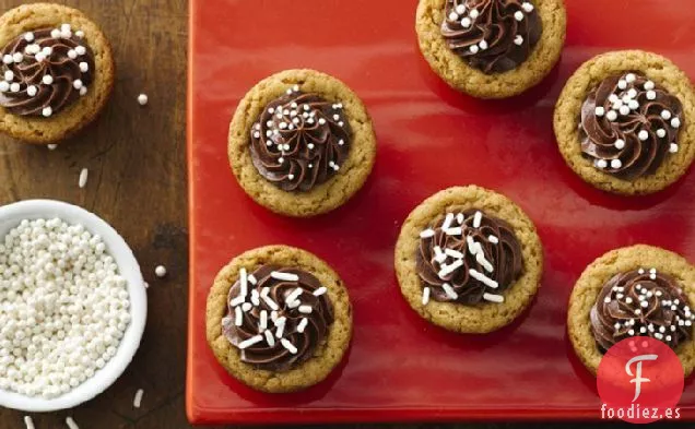Tazas de Galletas de Caramelo de Chocolate