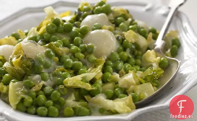 Guisantes con Lechuga