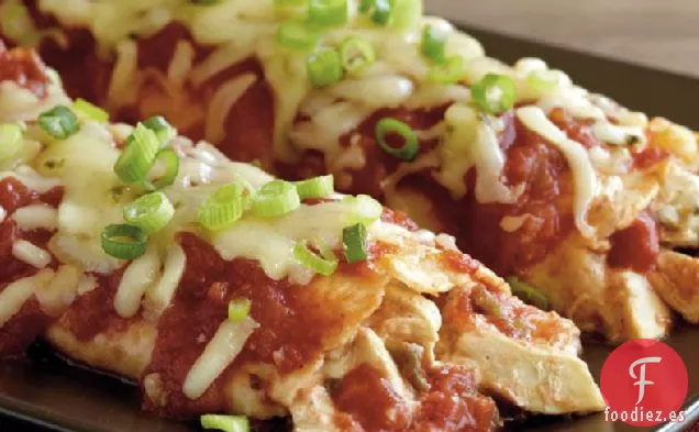 Enchiladas de Pollo Picantes