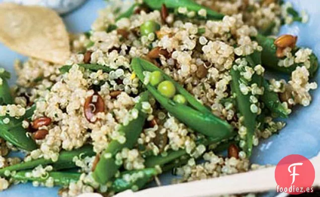 Ensalada de Quinua con Guisantes de Azúcar