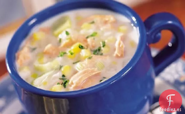 Sopa de Salmón Fácil