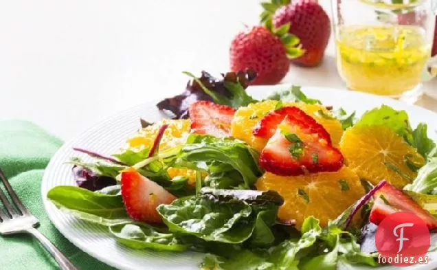 Ensalada de Naranja y Fresa