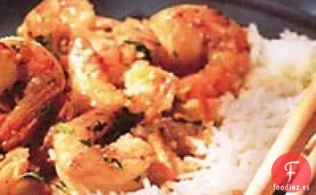Camarones Picantes con Ajo