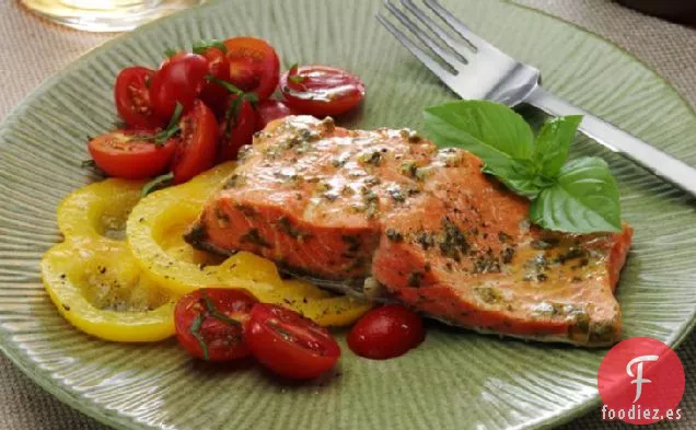 Salmón al Pesto
