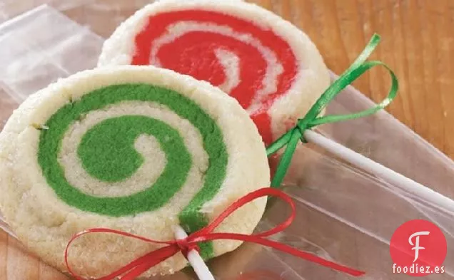 Galletas de Caramelo con Remolino de Menta