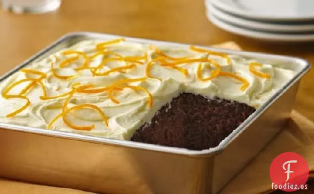 Pastel de Naranja y Chocolate Sin Gluten