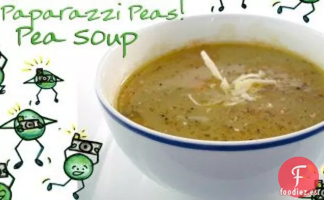 ¡No hay Guisantes Paparazzi! Receta de Sopa de Guisantes