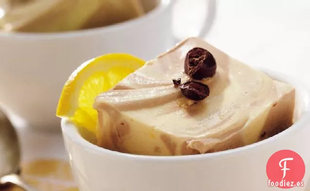 Postre Helado de Capuchino de Naranja