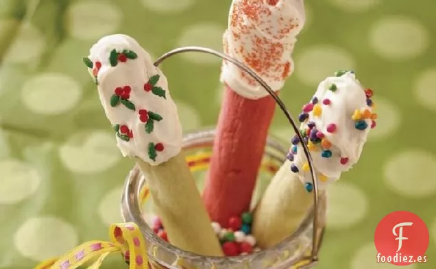 Palitos de Galletas de Navidad