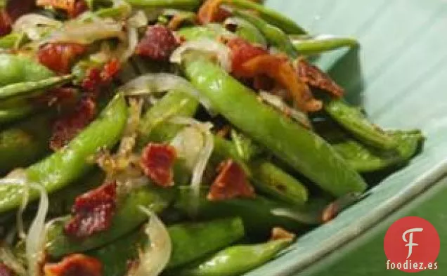 Guisantes A Presión Asados Con Chalotes