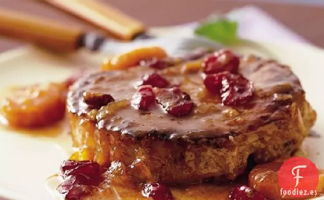 Chuletas de Cerdo de Naranja Picante