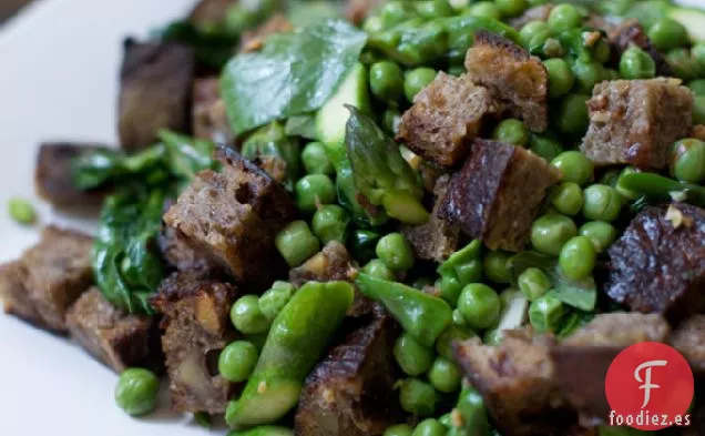 Receta de Panzanella de Primavera