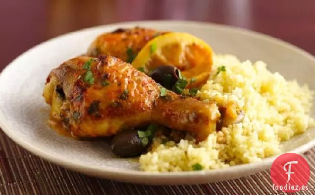 Pollo Marroquí con Aceitunas