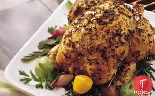 Pollo Entero a la Parrilla con Hierbas