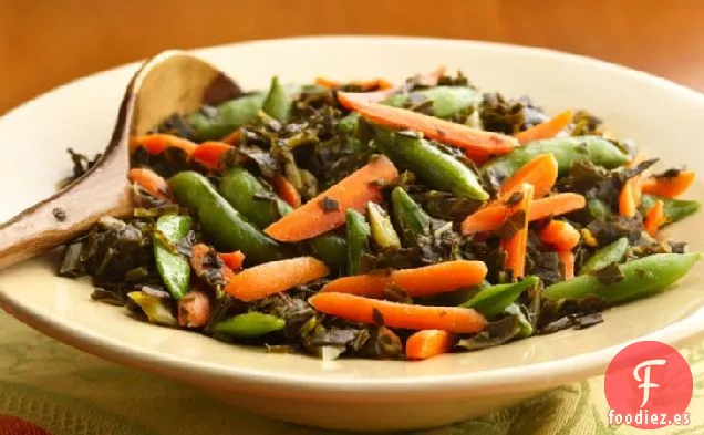 Popurrí de Vainas de Guisantes y Verduras