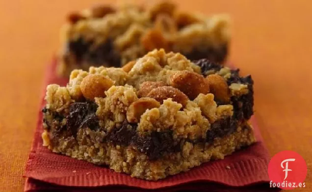 Barras de Mezcla de Chocolate con Mantequilla de Maní