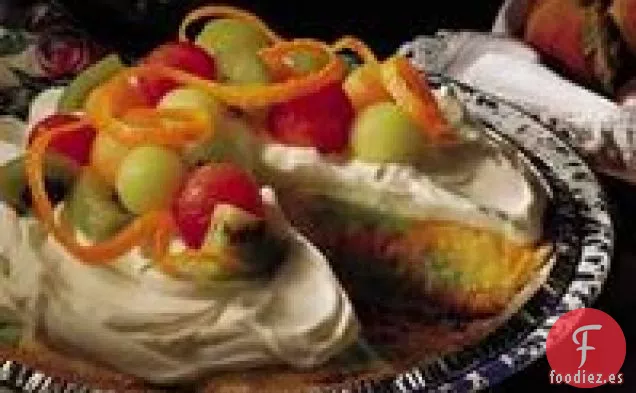 Pastel de Sorbete de Arco Iris