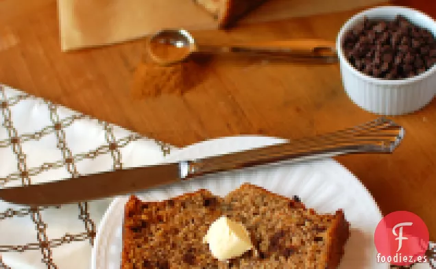 Pan de Plátano con Chispas de Chocolate