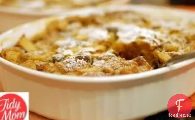 Budín de Pan de Mantequilla de Maní Y Manzana