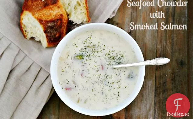 Sopa de Salmón Ahumado