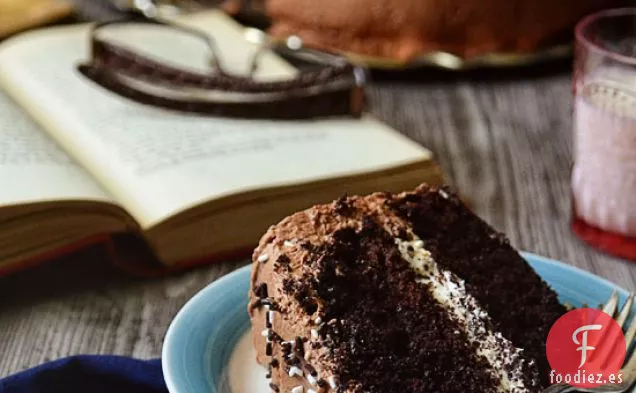 Desafío de Peinado de Alimentos / Pastel de Chocolate Malteado con Relleno  de Malvavisco Tostado - Guarniciones Recetas