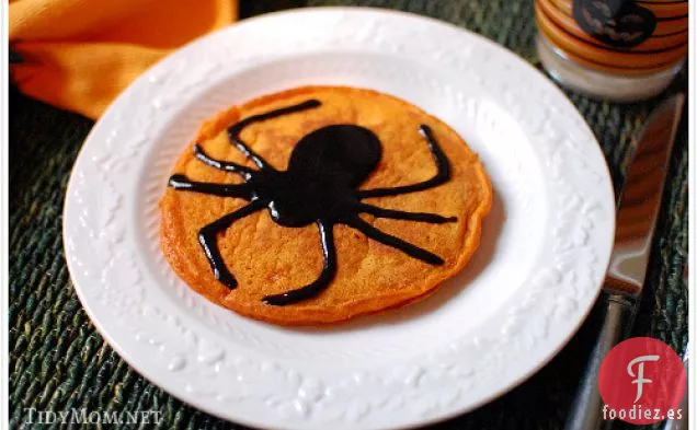 Tortitas de Calabaza con Sirope de Canela Negra