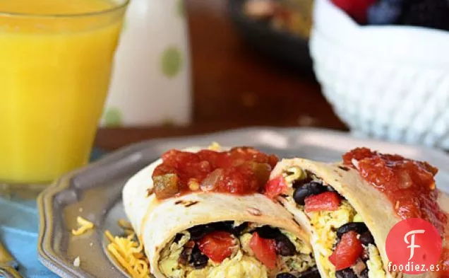 Burritos de Desayuno para Levantarse y Brillar