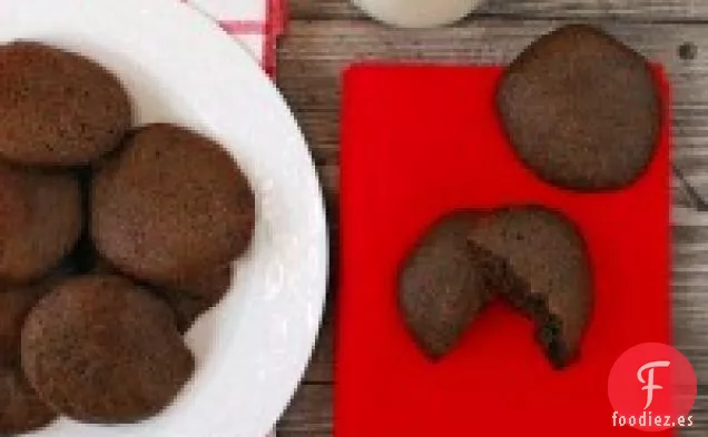 Galletas de Chocolate Grandes, Suaves Y Casi Sin Grasa
