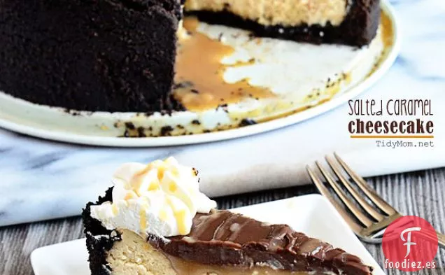 Tarta de Queso con Caramelo Salado