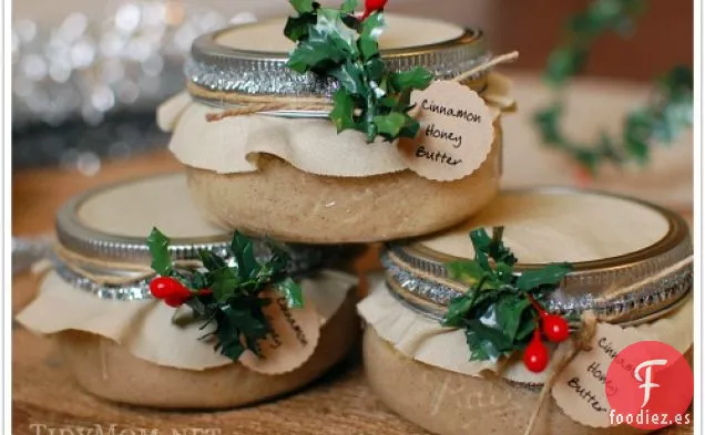 Mantequilla de Miel de Canela-Regalos en un frasco