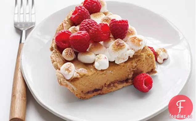 Tarta de Mantequilla de Maní y Bayas
