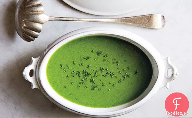 Sopa de Guisantes Mentolados