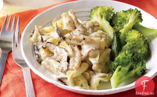 Macarrones con Queso Trufado