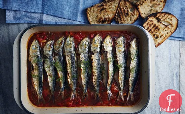 Sardinas al horno en Pepperonata