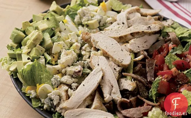 Ensalada Cobb con Vinagreta Balsámica de Chalota