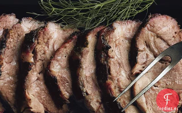 Paleta de Cerdo Estofada con Puré de Hinojo de Patata
