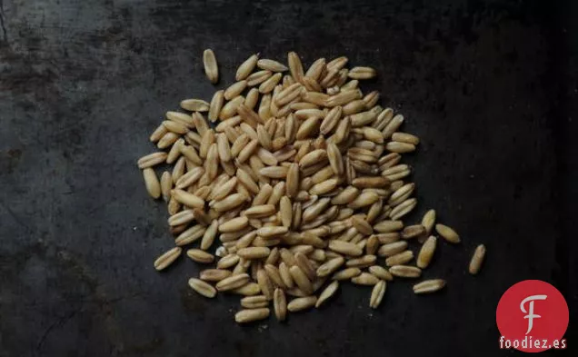 Gachas De Guisantes Calientes (Risotto De avena Con Guisantes)