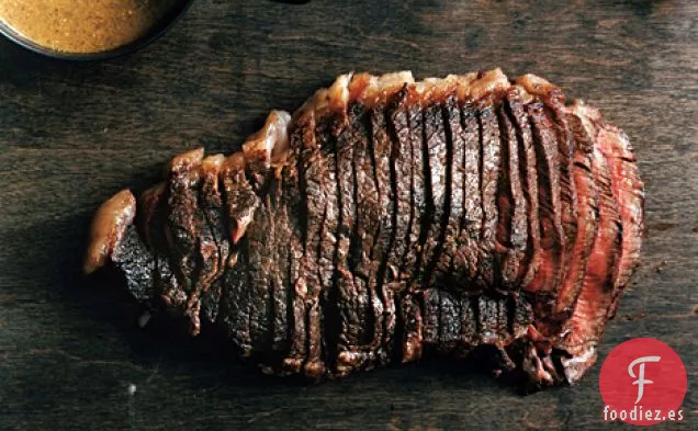 Bistec de Tope Superior con Salsa de Mostaza y Whisky