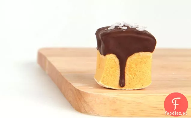 Malvaviscos de Caramelo Salado Bañados en Chocolate