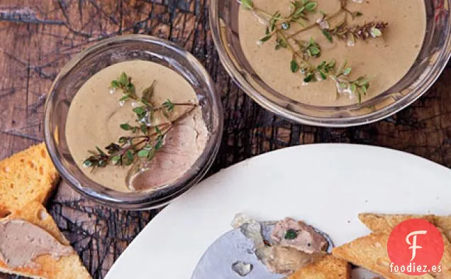 Mousse de Hígado de Pollo con Gel de Tomillo Riesling